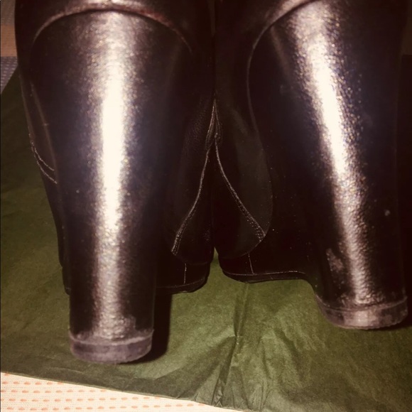 Prada wedges size 38.5 color black - Picture 5 of 7